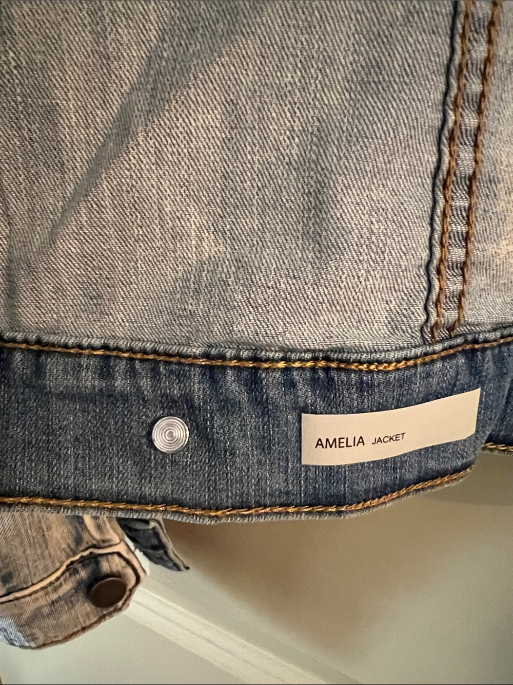 Kut from the Kloth Blue Denim Shirt Jacket - Picture 6 of 7